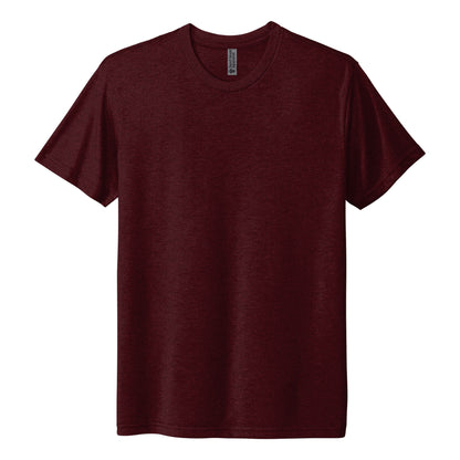 Next Level Apparel 6010 custom short sleeve t-shirt in cardinal black, front view