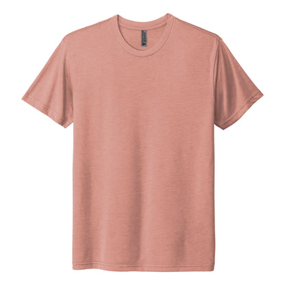 Next Level Apparel 6010 custom short sleeve t-shirt in desert pink, front view