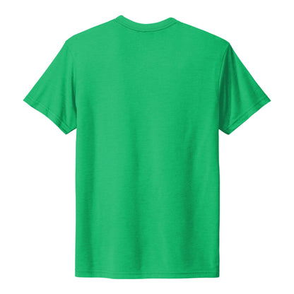 Next Level Apparel 6010 custom short sleeve t-shirt in envy, back view