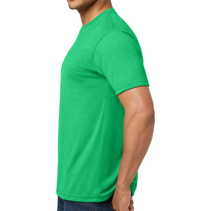 Next Level Apparel 6010 custom short sleeve t-shirt in envy, left side view