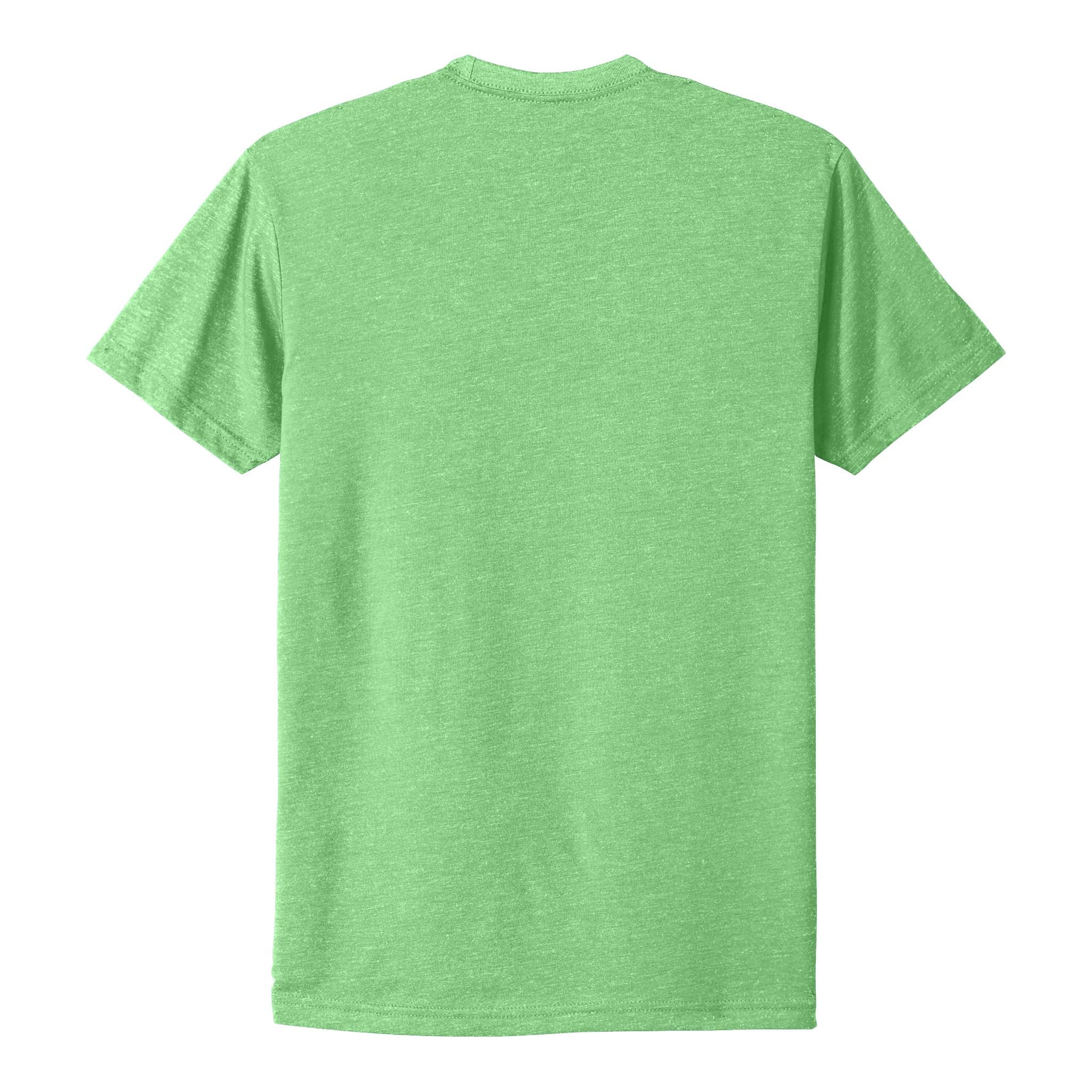 Next Level Apparel 6210 custom short sleeve t-shirt in apple green, back view