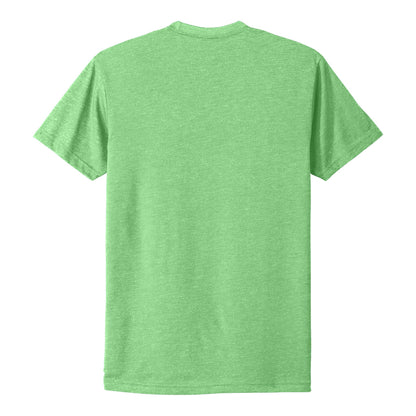 Next Level Apparel 6210 custom short sleeve t-shirt in apple green, back view