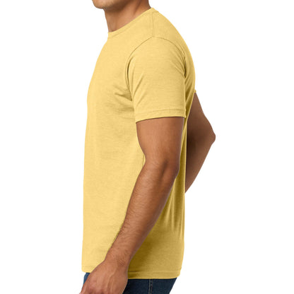 Next Level Apparel 6210 custom short sleeve t-shirt in banana cream, left side view