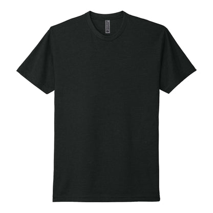 Next Level Apparel 6210 custom short sleeve t-shirt in black, front view