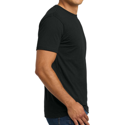 Next Level Apparel 6210 custom short sleeve t-shirt in black, right side view