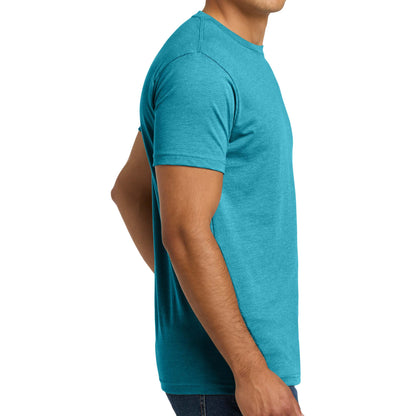 Next Level Apparel 6210 custom short sleeve t-shirt in bondi blue, right side view