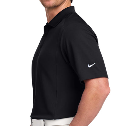 Nike 267020 custom polo in black, left side view