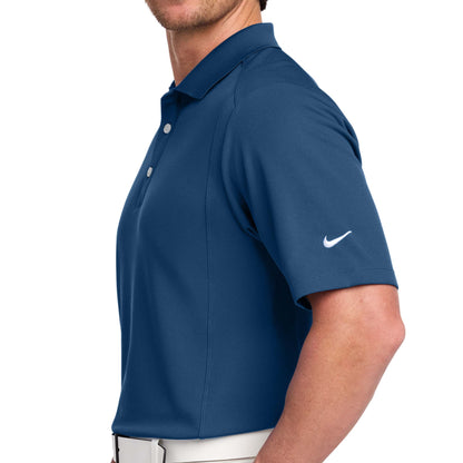 Nike 267020 custom polo in court blue, left side view
