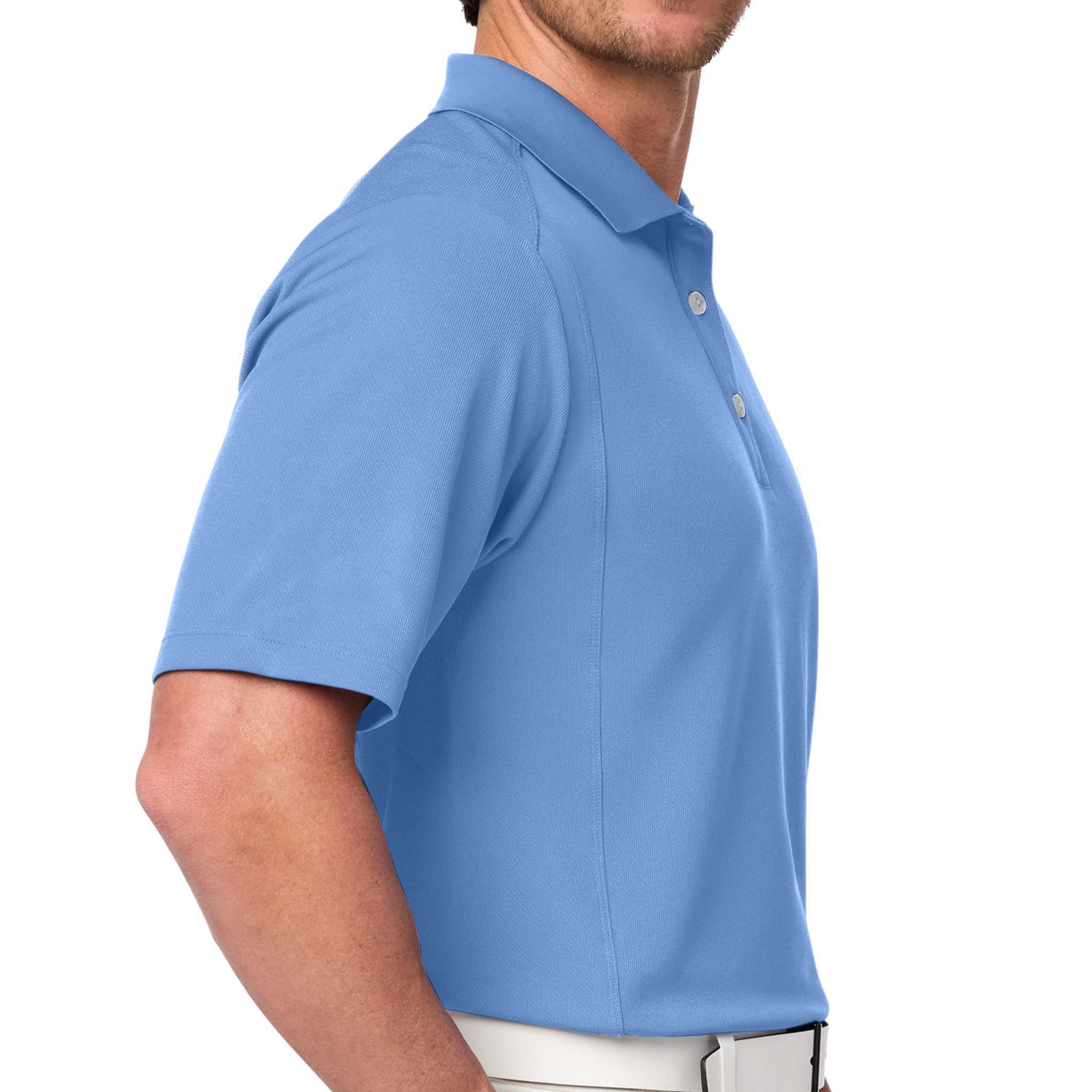 Nike 267020 custom polo in light blue, right side view