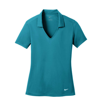 Nike 637165 custom polo in blustery, front view