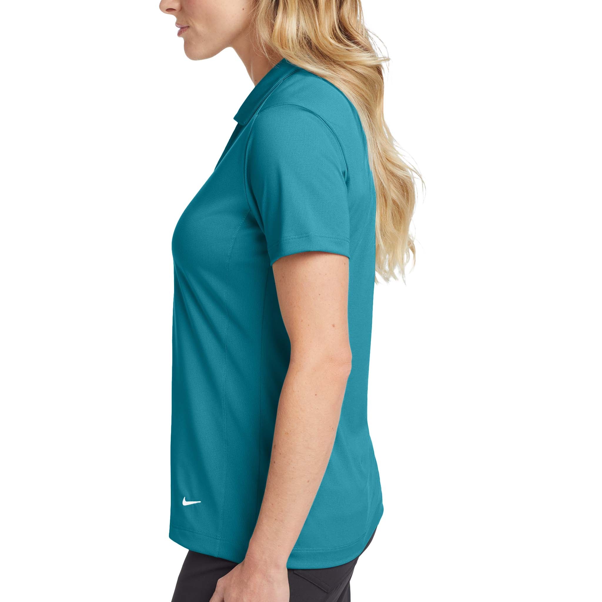 Nike 637165 custom polo in blustery, left side view