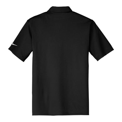 Nike 637167 custom polo in black, back view