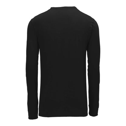 Nike NKBQ5230 custom long sleeve t-shirt in black, back view