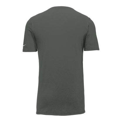 Nike NKBQ5231 custom short sleeve t-shirt in anthracite, back view