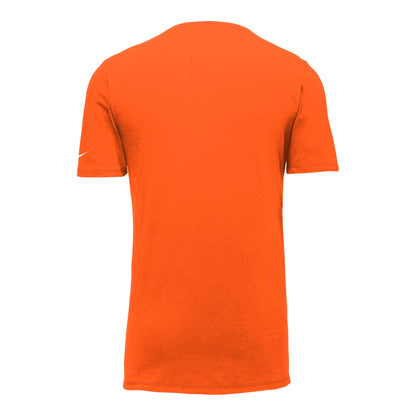 Nike NKBQ5231 custom short sleeve t-shirt in brilliant orange, back view