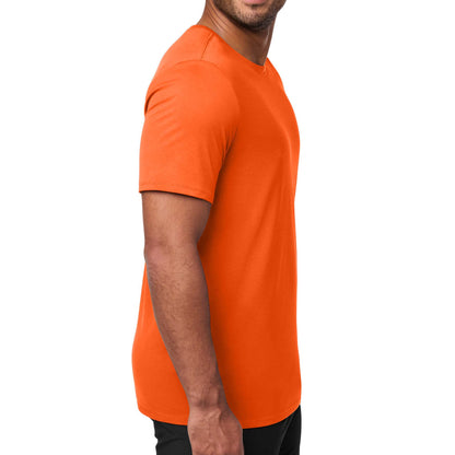 Nike NKBQ5231 custom short sleeve t-shirt in brilliant orange, right side view