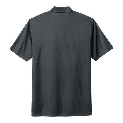 Nike NKDC1963 custom polo in anthracite, back view
