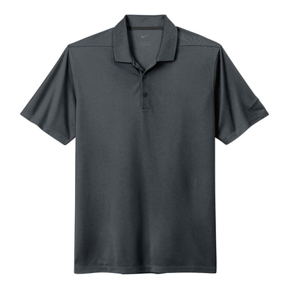 Nike NKDC1963 custom polo in anthracite, front view