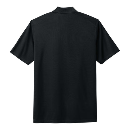 Nike NKDC1963 custom polo in black, back view