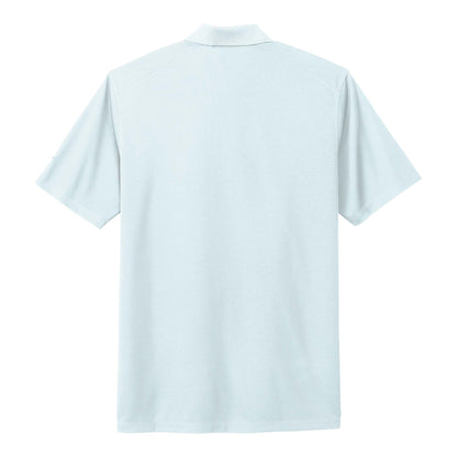 Nike NKDC1963 custom polo in blue tint, back view