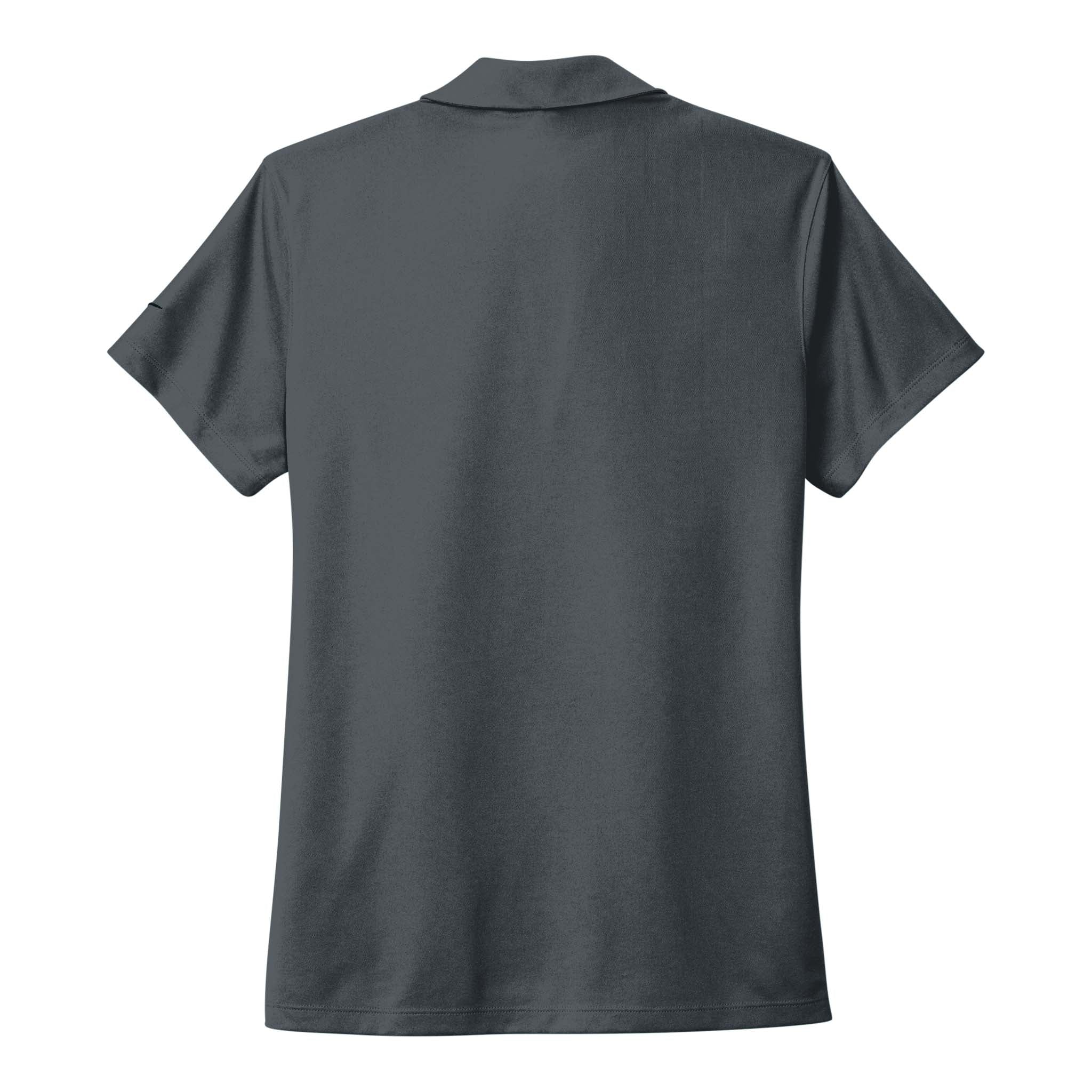 Nike NKDC1991 custom polo in anthracite, back view