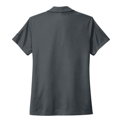 Nike NKDC1991 custom polo in anthracite, back view
