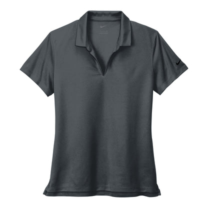 Nike NKDC1991 custom polo in anthracite, front view