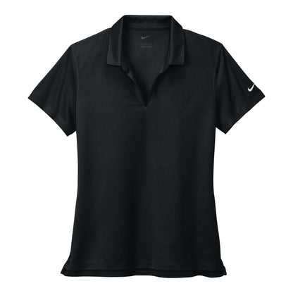 Nike NKDC1991 custom polo in black, front view