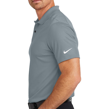 Nike NKDX6684 custom polo in cool grey, left side view