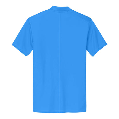 Nike NKDX6684 custom polo in light photo blue, back view