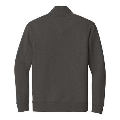 Nike NKDX6718 custom quarter-zip in anthracite, back view