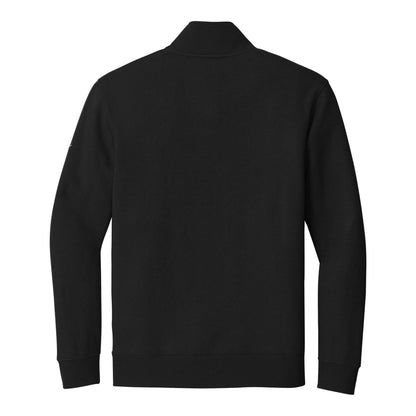Nike NKDX6718 custom quarter-zip in black, back view