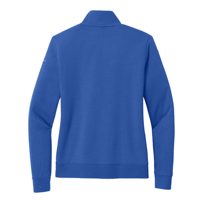 Nike NKDX6720 custom quarter-zip in game royal, back view