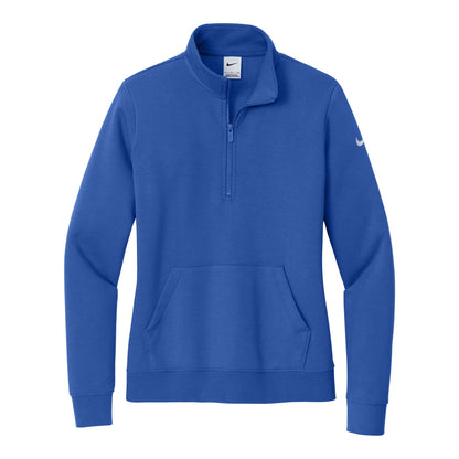 Nike NKDX6720 custom quarter-zip in game royal, front view