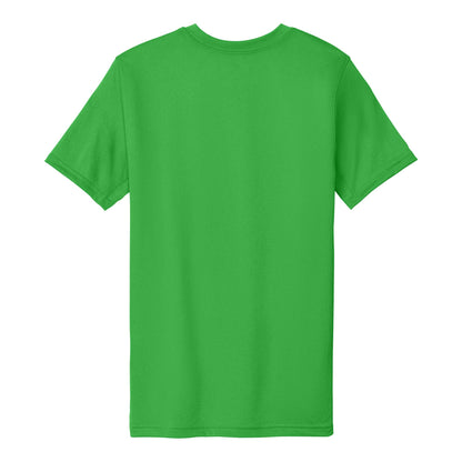 Nike NKDX8730 custom short sleeve t-shirt in apple green, back view