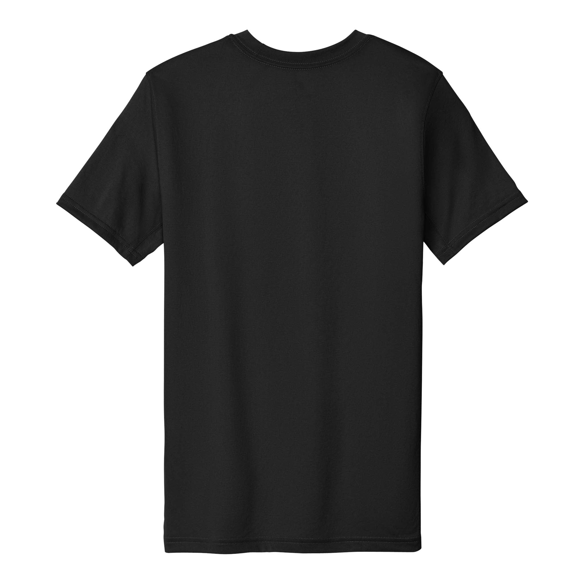Nike NKDX8730 custom short sleeve t-shirt in black, back view