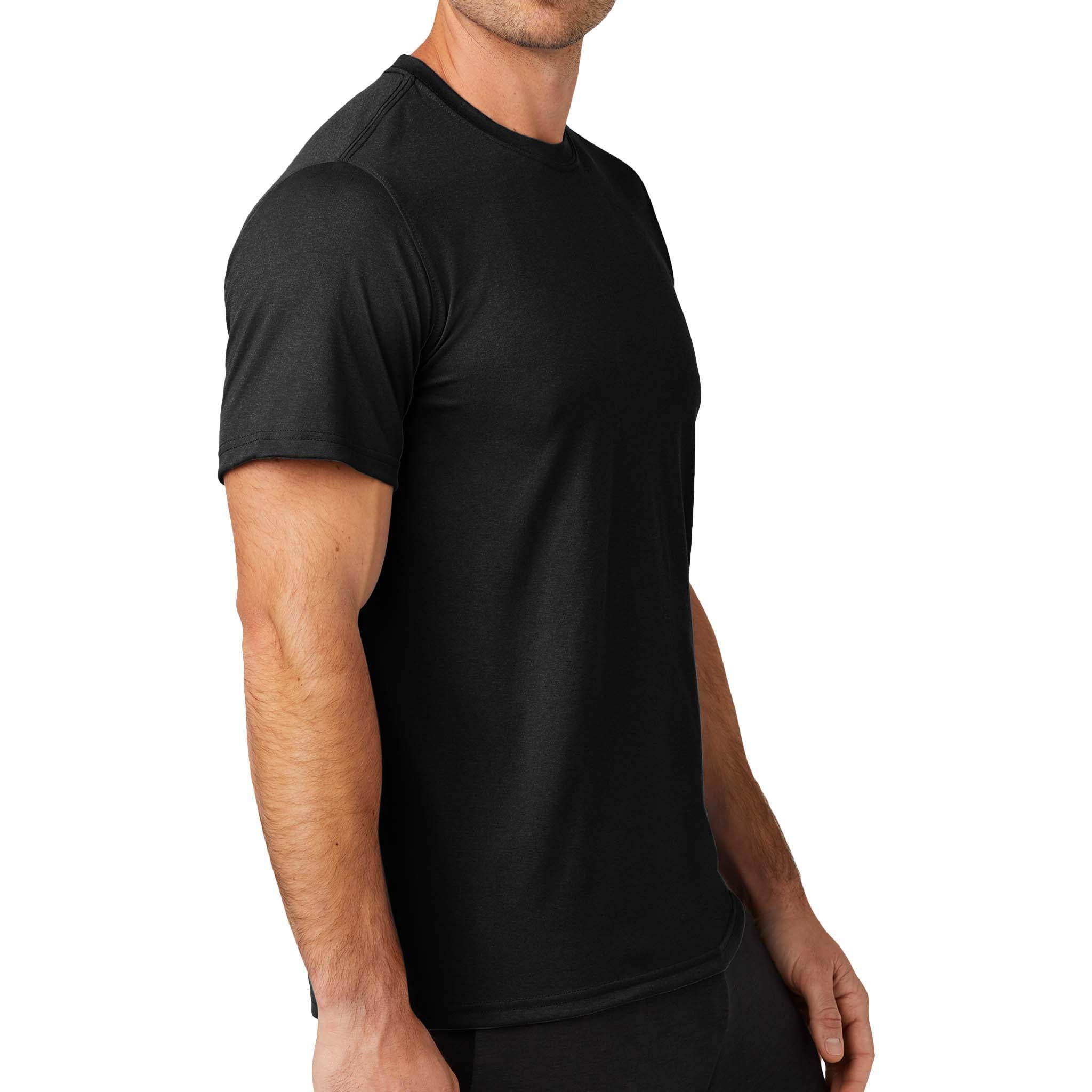 Nike NKDX8730 custom short sleeve t-shirt in black, right side view