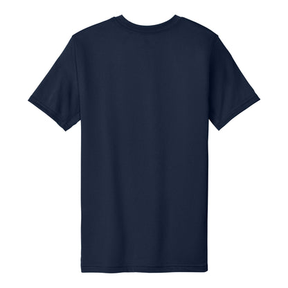 Nike NKDX8730 custom short sleeve t-shirt in college navy, back view