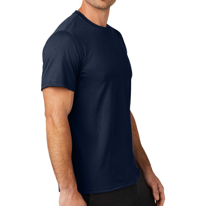 Nike NKDX8730 custom short sleeve t-shirt in college navy, right side view