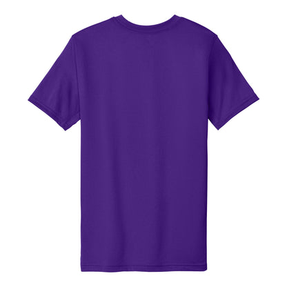 Nike NKDX8730 custom short sleeve t-shirt in court purple, back view