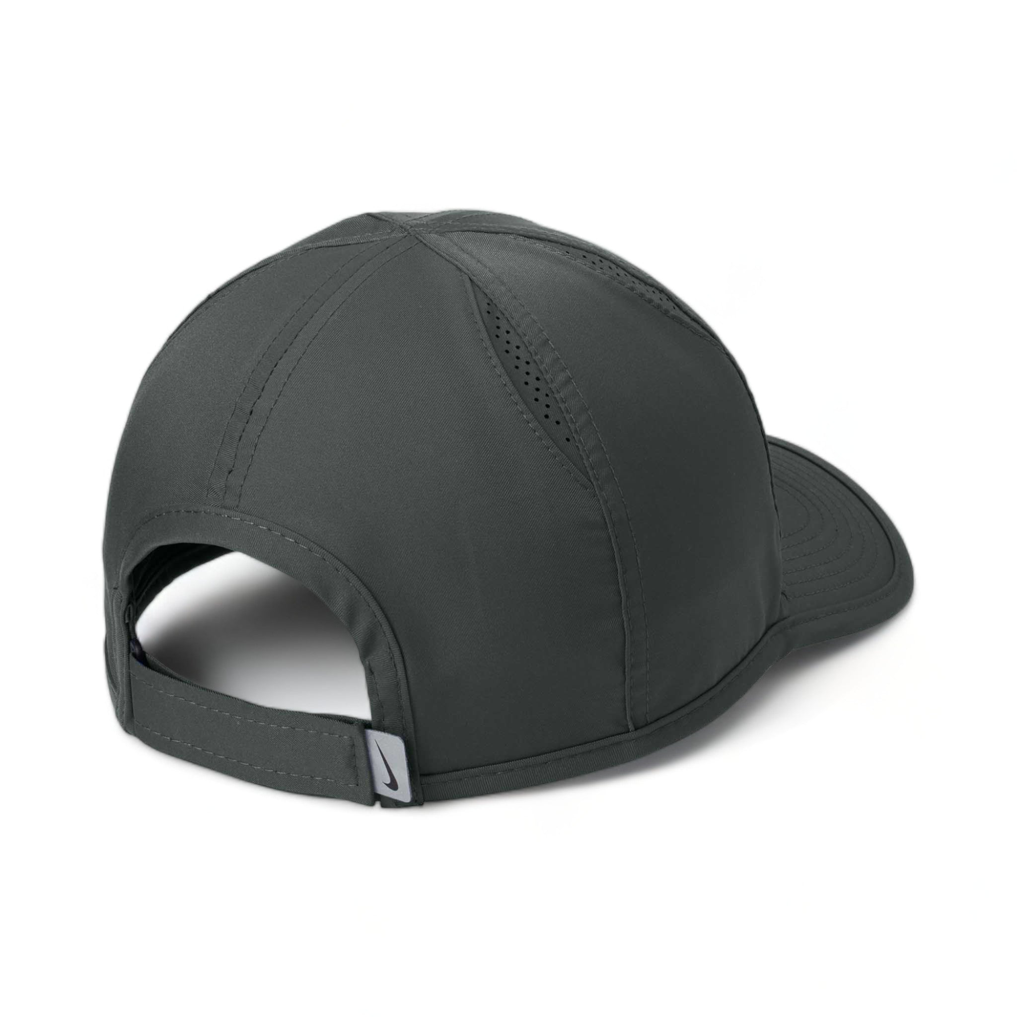 Back view of Nike NKFB5666 custom hat in anthracite