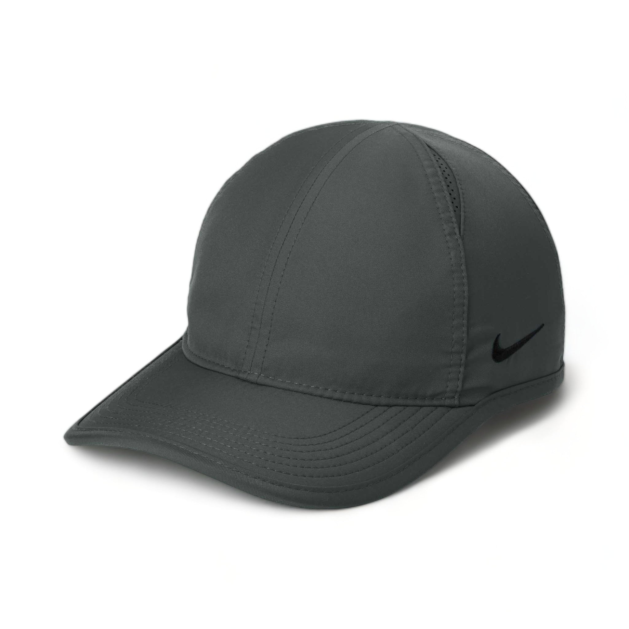 Side view of Nike NKFB5666 custom hat in anthracite