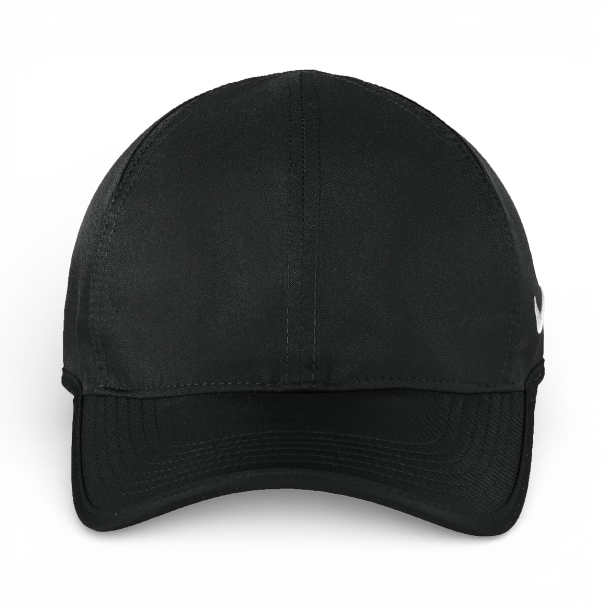 Front view of Nike NKFB5666 custom hat in black