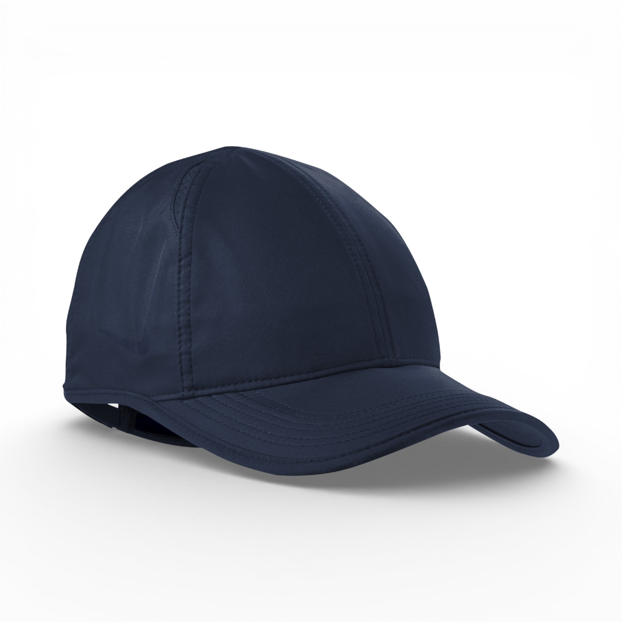 Right side view of Nike NKFB5666 custom hat in college navy