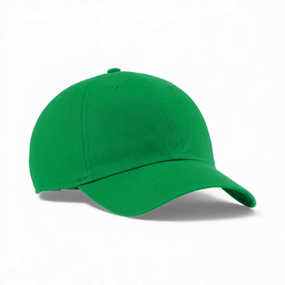 Right side view of Nike NKFB5677 custom hat in apple green