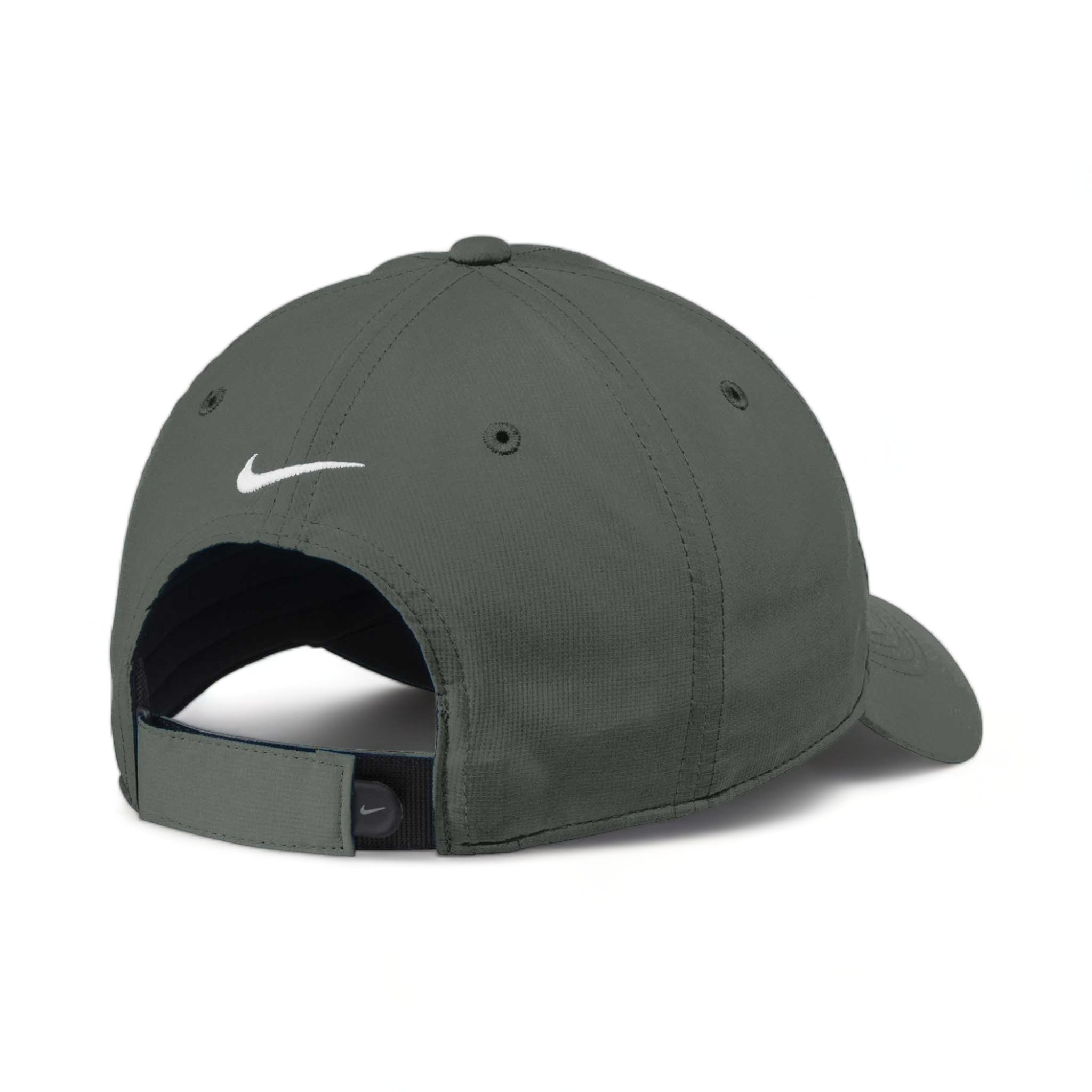 Back view of Nike NKFB6444 custom hat in anthracite