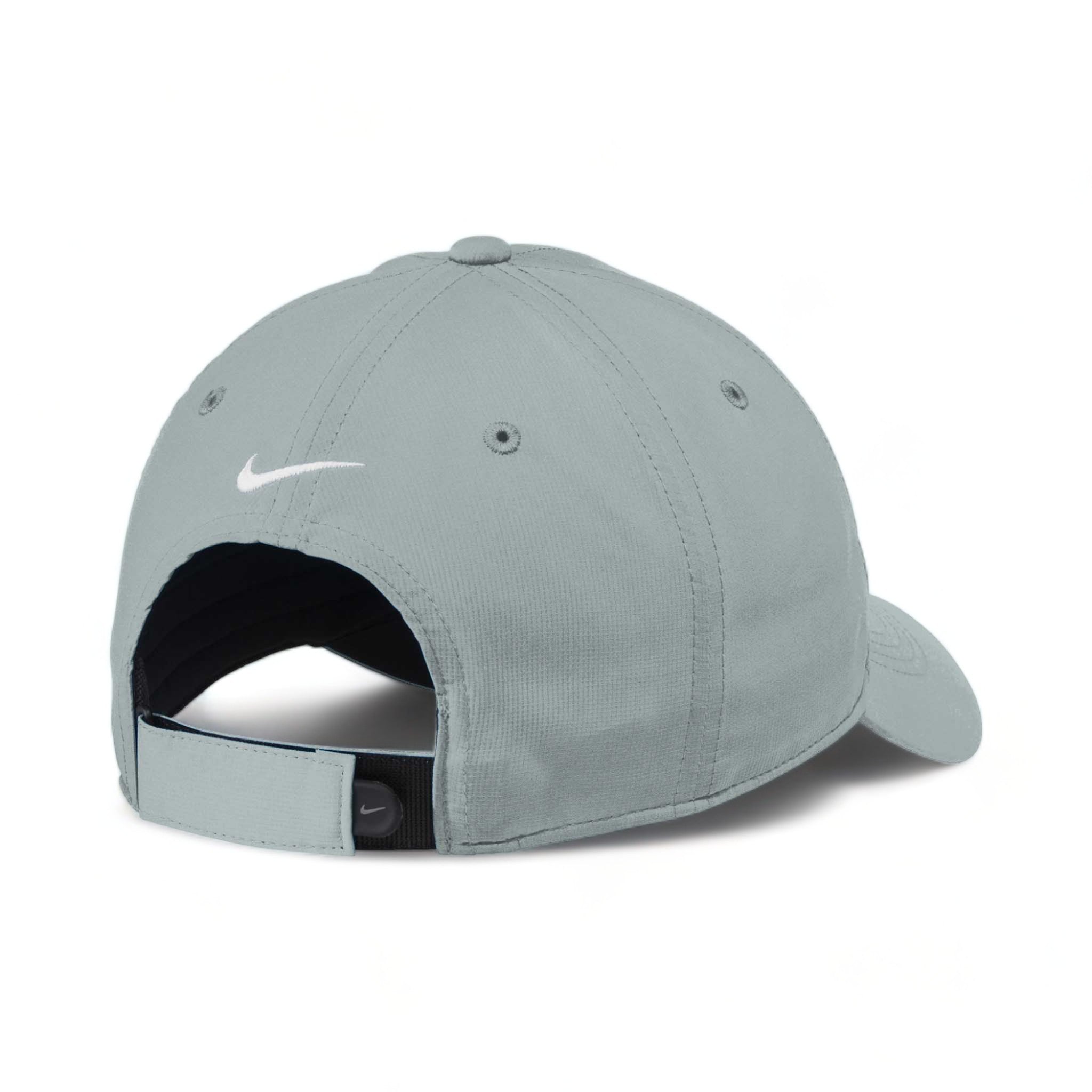 Back view of Nike NKFB6444 custom hat in cool grey