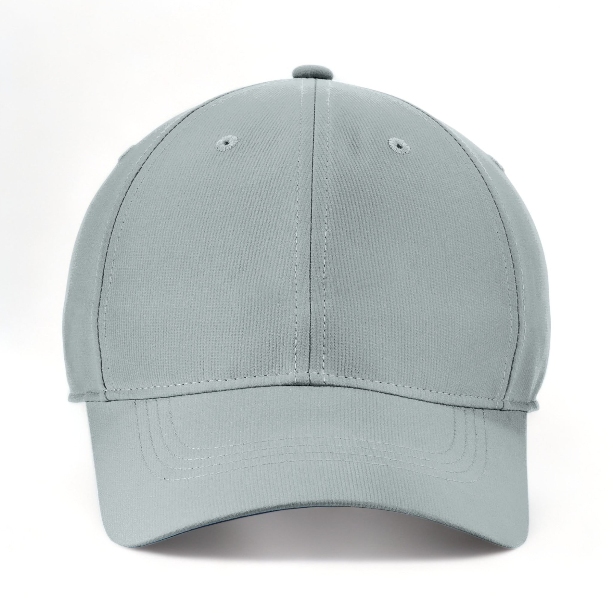 Front view of Nike NKFB6444 custom hat in cool grey