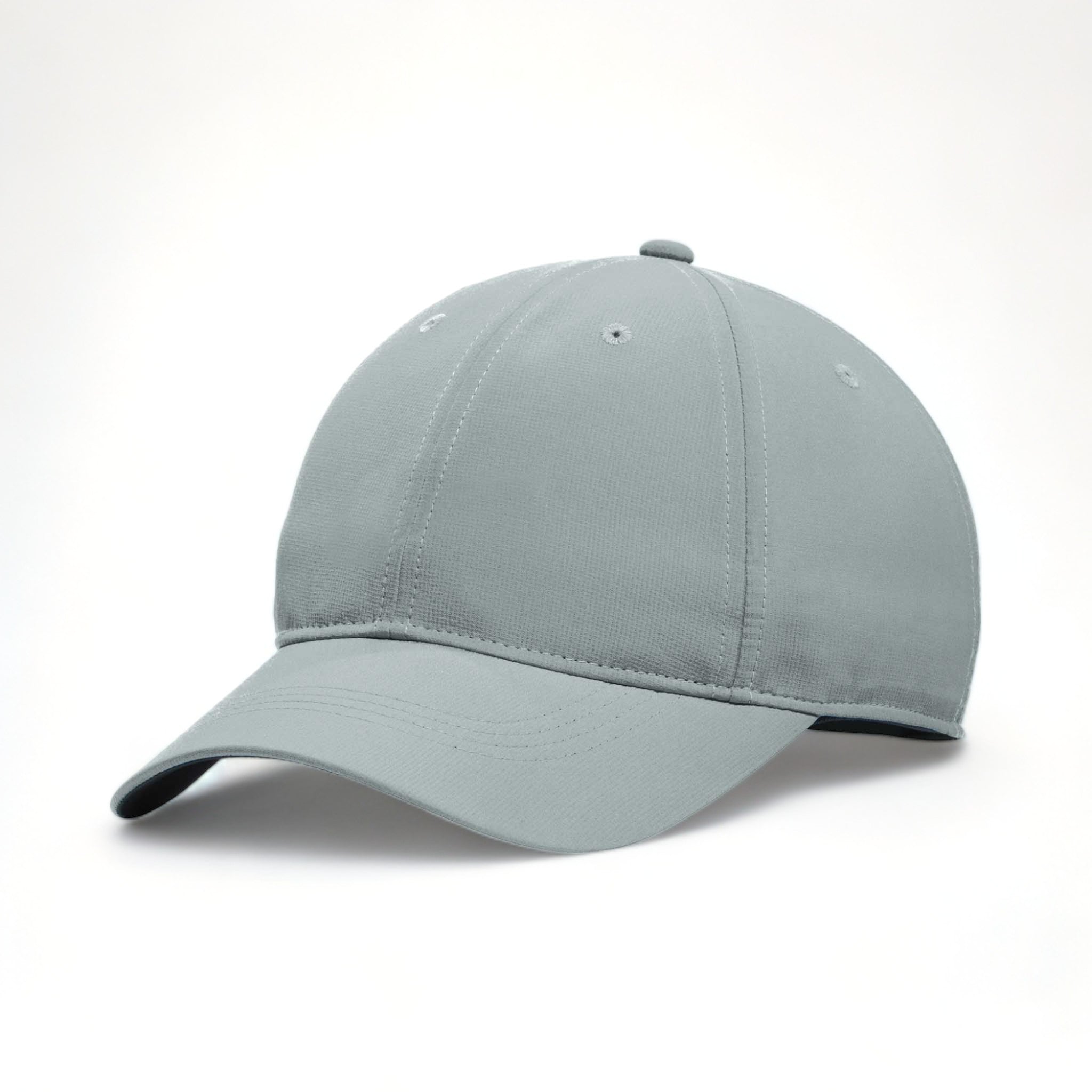 Side view of Nike NKFB6444 custom hat in cool grey