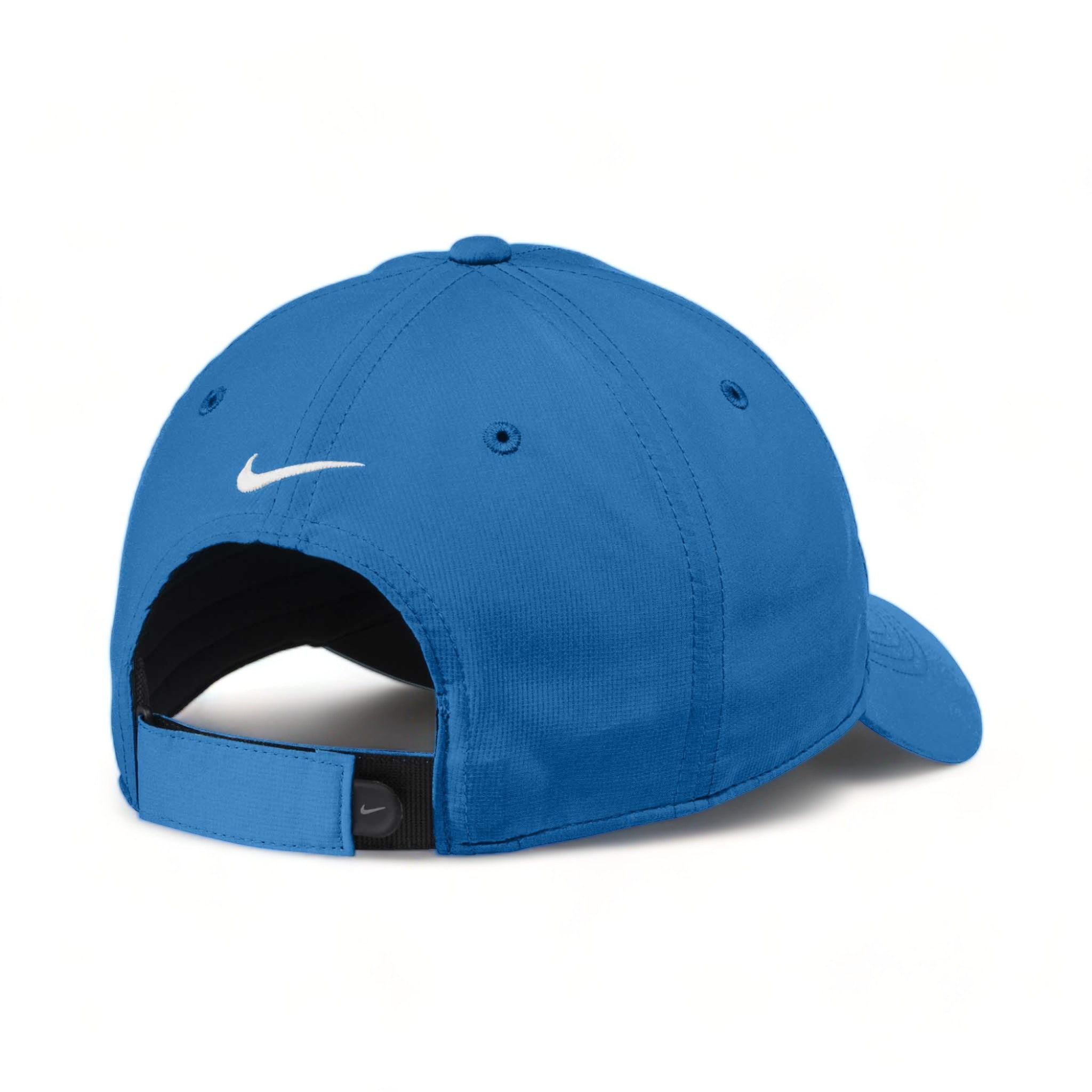 Back view of Nike NKFB6444 custom hat in gym blue